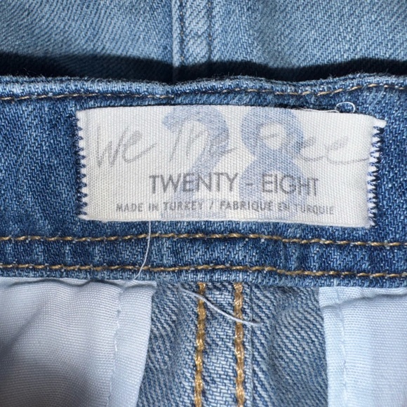 We The Free Denim Mini Skirt Zippers Pockets 28 - Picture 11 of 11
